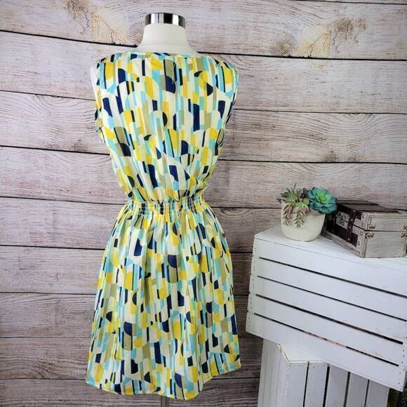 Geometric Print Mini Dress - Multicolor - Picture 5 of 6